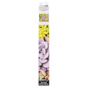 Lavender and Lime Floral Paint by Number Kit